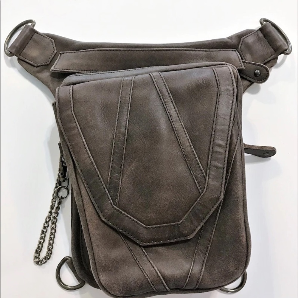 Leather Multi-Way Cosplay Warrior Bag Jedi Witcher